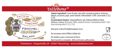 Preview: Fenchelsalami Finocchiona +++ wieder ab Herbst 2025 lieferbar +++